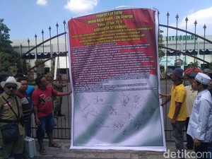 Marak Penambangan Ilegal, Massa Tuntut Perusahaan Pemanfaat Material Diusut
