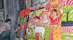 Potret Warna-warni Mobil Truk di India