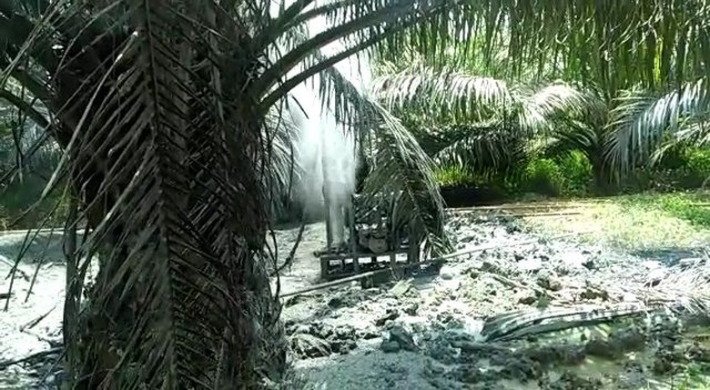 Semburan Gas Bercampur Air Muncul di Aceh Timur, ini Penjelasan ESDM Semburan Gas Bercampur Air Muncul di Aceh Timur, ini Penjelasan ESDM