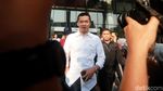 Senyum Taufik Hidayat Usai Diperiksa KPK