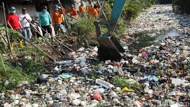 Begini Kondisi Kali Bahagia Bekasi Usai Sebulan Pembersihan Sampah