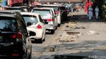 Kemacetan Mengular di Cikini Imbas Proyek Trotoar