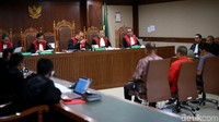 Dua orang di antaranya bahkan telah divonis yaitu Ending Fuad Hamidy sebagai Sekretaris Jenderal KONI dan Johnny E Awuy sebagai Bendahara Umum KONI. Sedangkan 3 orang lainnya yaitu Mulyana sebagai Deputi IV Kemenpora serta 2 orang staf di Kemenpora yaitu Adhi Purnomo dan Eko Triyanto masih menjalani persidangan.