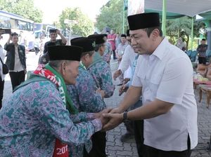 Wali Kota Semarang Lepas 125 Calon Jamaah Haji ke Tanah Suci