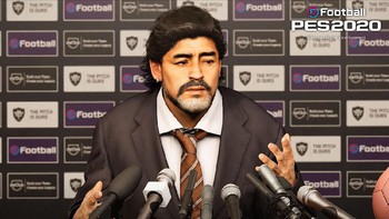 Penampilan Diego Maradona yang mirip dengan kenyataannya untuk dimankan dalam mode Master League. Foto: Konami