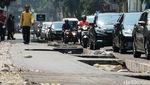 Kemacetan Mengular di Cikini Imbas Proyek Trotoar