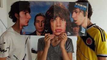 Lalu album The Rolling Stones. Foto: Hidreley via Sina Mobile
