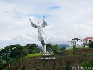 Bukan di Rio de Janeiro, Ini Patung Yesus di Manado