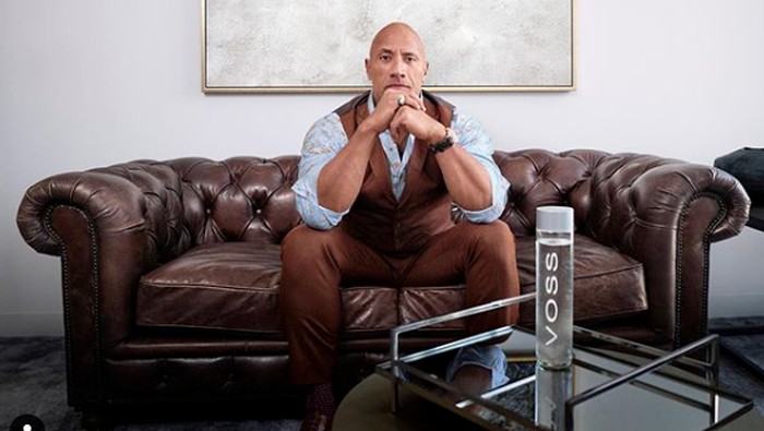 Dwayne Johnson atau The Rock dari instagram.