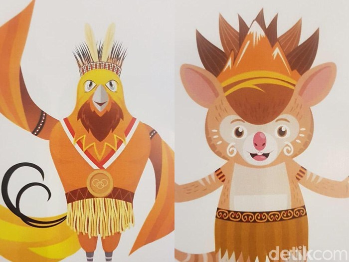 logo dan maskot PON Papua
