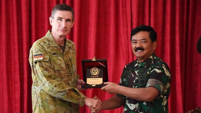 Panglima TNI Terima Kunjungan Pangab Australia