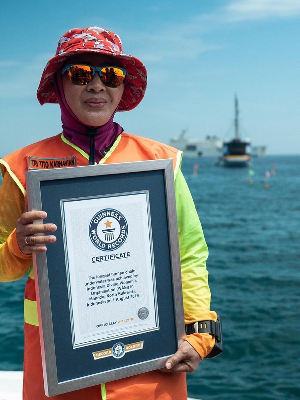 Pemecahan rekor ini menguatkan posisi Indonesia sebagai negara maritim yang mampu melebihi rekor yang dilaksanakan oleh negara lain, khususnya yang berhubungan dengan laut. (dok WASI)