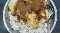 Pecinta durian sudah pernah coba makan durian pakai nasi dan milo seperti yang satu ini? Apakah Anda tertarik? Foto: Istimewa