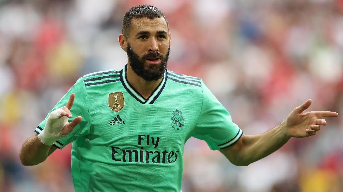 Pemain Real Madrid, Karim Benzema diwaspadai oleh Paris Saint-Germain. (Foto: Christian Kaspar-Bartke/Getty Images for AUDI)