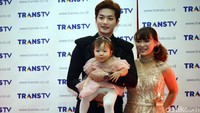 Wah, Lee dan Moa kenapa nggak ngajak anak-anaknya yang lain ya? Pool/Noel/detikFoto.