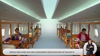 Di awal video, penumpang akan melihat kekayaan Sumatera Barat dari kain tenun dan footage rumah khas Minang (Garuda Indonesia)