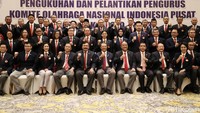 Komite Olahraga Nasional Indonesia (KONI) Pusat telah menggelar proses pelantikan pengurus baru untuk periode 2019-2023.