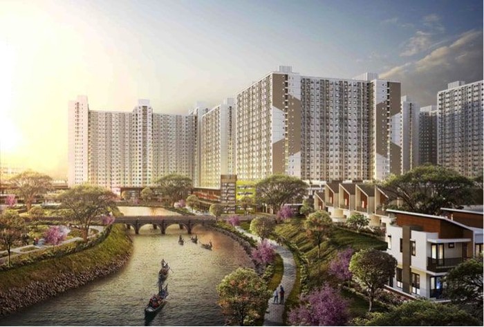 Rumah Mewah-Apartemen Siap Huni dengan Stasiun LRT dalam Kawasan, Mau?