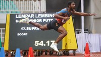 Sementara itu posisi 2 dan 3 dipegang oleh atlet asal Papua.