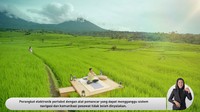 Ada juga potret Jatiluwih di Pulau Bali dengan pemandangan yang cantik (Garuda Indonesia)