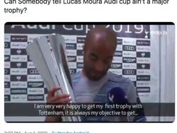 Bangga Spurs Dapat Piala Audi, Lucas Moura di-Bully