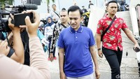 Ruben Onsu saat ditemui di studio Trans TV, Kapten Tendean, Jakarta Selatan pada Kamis (1/8). Pool/Palevi S/detikFoto.