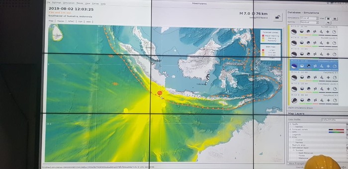 Bmkg Potensi Tsunami Imbas Gempa Banten Cukup Besar