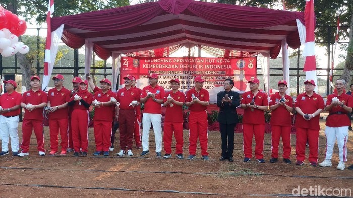 Launching Peringatan HUT RI Ke-74, Kemendagri dan BNPP Pecahkan 2 Rekor Muri