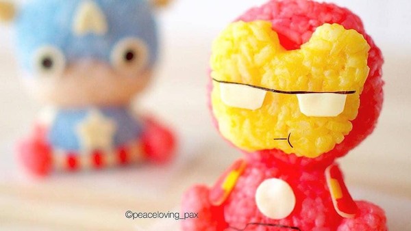 Gemas! 10 Bola Nasi Bentuk Pikachu dan Iron Man Ini Buatan Dokter