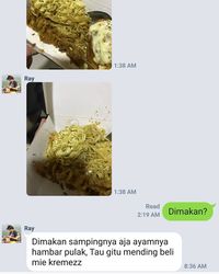 Pesan Mie Goreng Ayam Geprek, Pria Ini Malah Dapat Mie Kering Setengah Matang