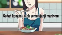 Lagi kesal sama sikap pasangan yang dingin? Meme ini bisa jadi senjata sindiran nih. Menikmati dinginnya sikapmu. Foto: Istimewa