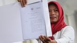 Ekspresi Baiq Nuril Saat Bertemu Jokowi