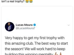Bangga Spurs Dapat Piala Audi, Lucas Moura di-Bully