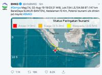 Gempa Mengguncang, Website BMKG Tumbang