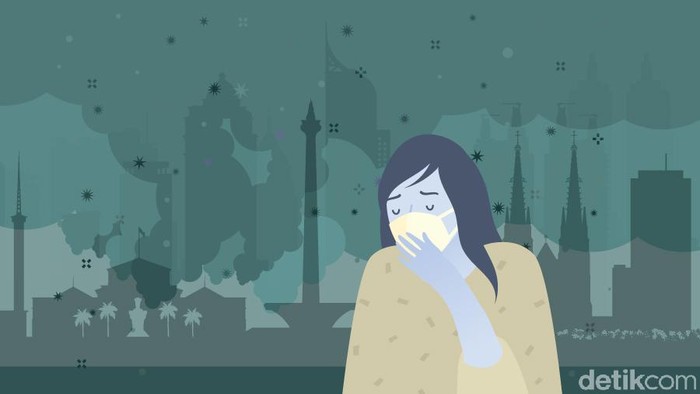 Ilustrasi Fokus Polusi Udara Jakarta (Andhika Akbarayansyah/detikcom)