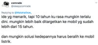 Pro Kontra Netizen Mobil Usia 10 Tahun Dilarang di DKI