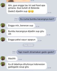 Netizen Indonesia Curhat, di Belanda Gado-gado Diolah Jadi Sup 