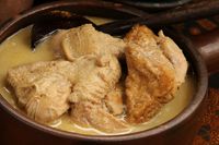 Resep opor ayam pedas.