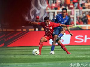 Persija Ditahan Imbang Arema di Kandang