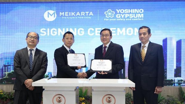 Meikarta Gunakan Gipsum Kualitas Jepang