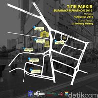 Rekayasa lalu lintas Surabaya Marathon 2019/