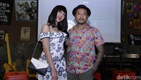 Tahu rasanya dibully kala nyanyi di awal karier, Lucinta tetap mendoakan Kumalasari sukses. Pool/Ismail/detikFoto.