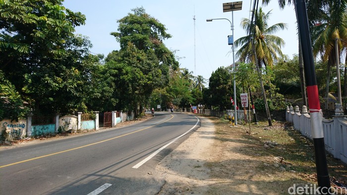 Suasana Anyer Sepi wisatawan (Iqbal-detik)