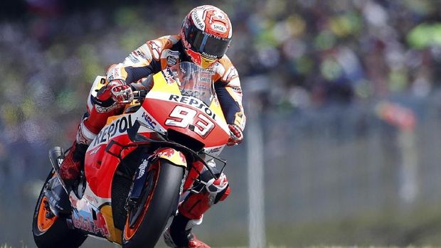 Marc Marquez menang mudah di MotoGP Ceko.