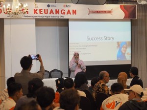 Diajak BNI ke Korea, Darwinah Bagikan Kisah Suksesnya pada PMI