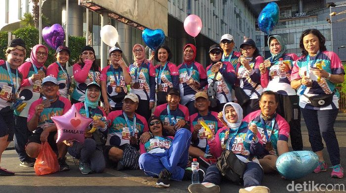 Surabaya Marathon 2019 diramaikan ribuan peserta. (Foto: Amir Baihaqi/detikSport) Surabaya Marathon 2019 diramaikan ribuan peserta. (Foto: Amir Baihaqi/detikSport)