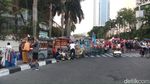 Penampakan PKL di CFD Sudirman-Thamrin yang Dikeluhkan Warga