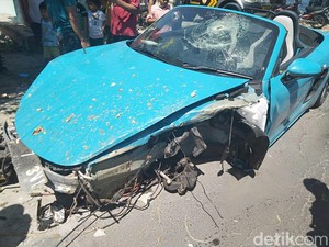 Super Car yang Kecelakaan di Magetan Dikemudikan Kakek Asal Jepang