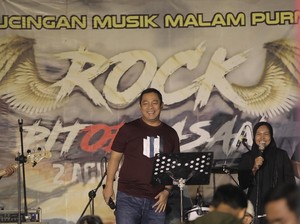 Saat Rumah Dinas Wali Kota Semarang Jadi Venue Konser Musik Rock