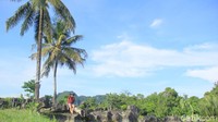 Menjelajahi objek wisata Karst Rammang-rammang di Maros, Sulawesi Selatan memang seolah tidak pernah habis (Moehammad Bakrie/detikcom)